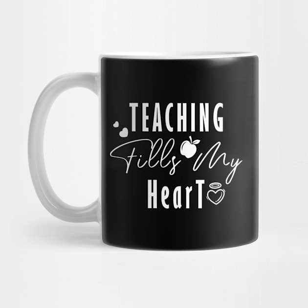 Teaching Fills My Heart Valentine's Day Professor by SHB-art